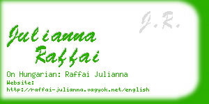 julianna raffai business card